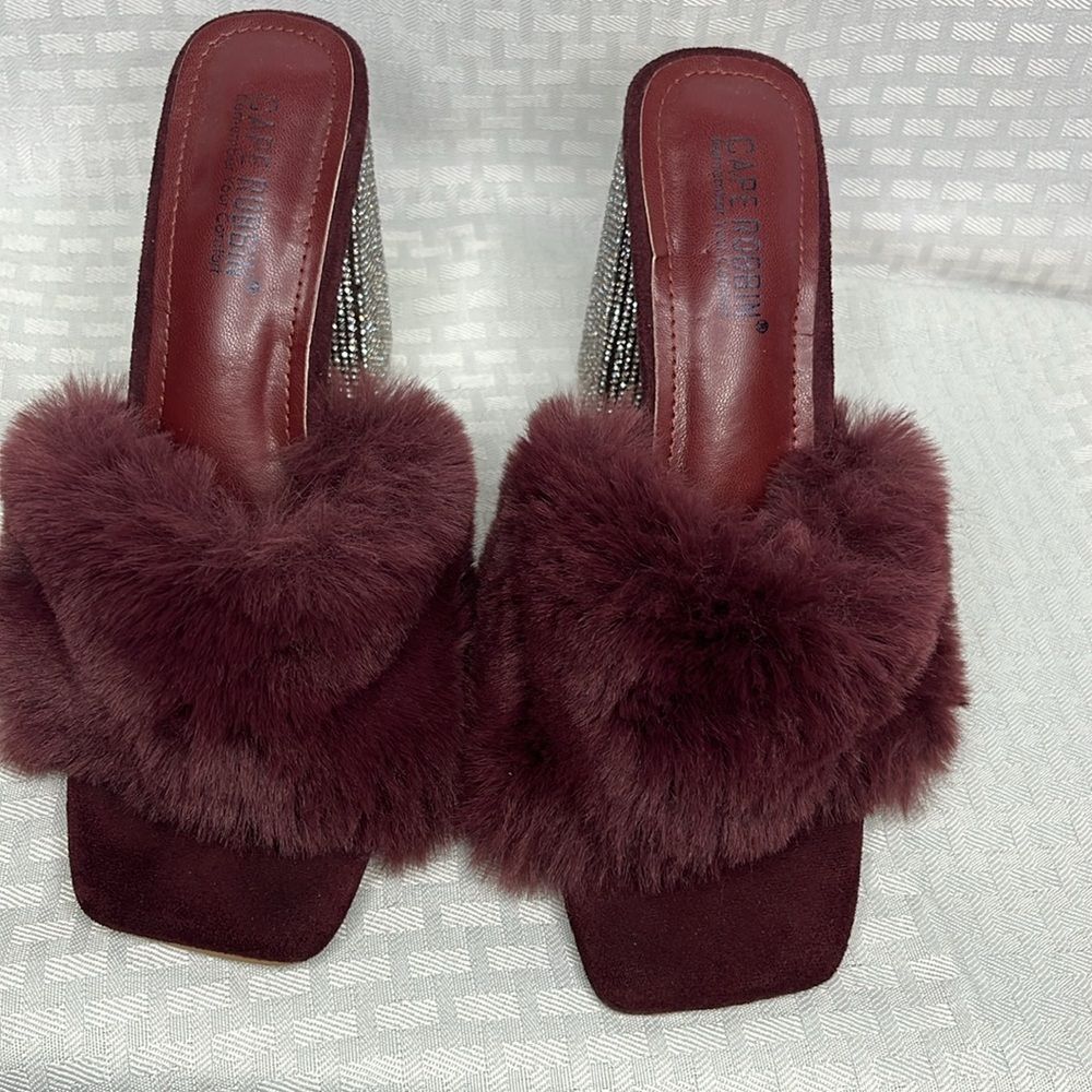 Cape Robbin Rhinestone Mules - Picture 3 of 5